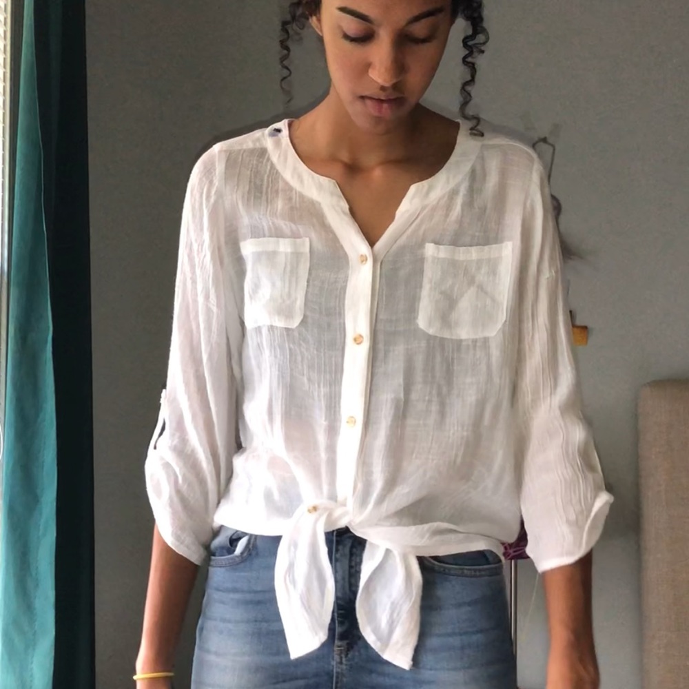 White Linen Shirt